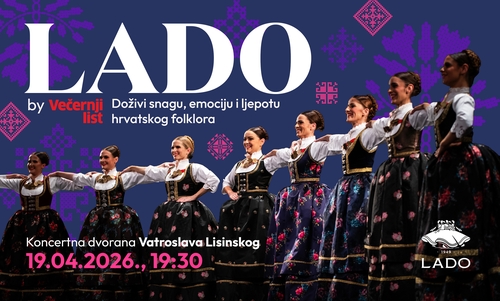 LADO by Večernji 19. travnja 2026. u KD Vatroslava Lisinskog